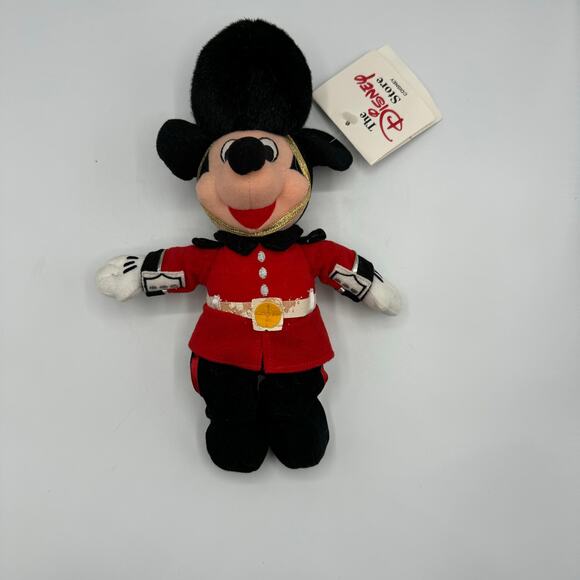 The Disney Store Palace Guard Mickey Mouse Beanbag Beanie Plush Toy 11 Inches - Picture 7 of 8